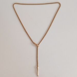 Elegant Gold Lariat Necklace - Women Jewelry